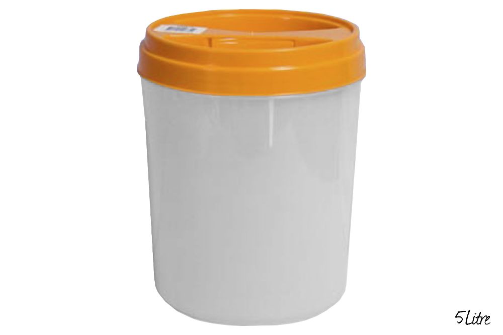 CONTAINER RND 5LTR SCREW LID(12/48/480) | G&R Wills Wholesalers